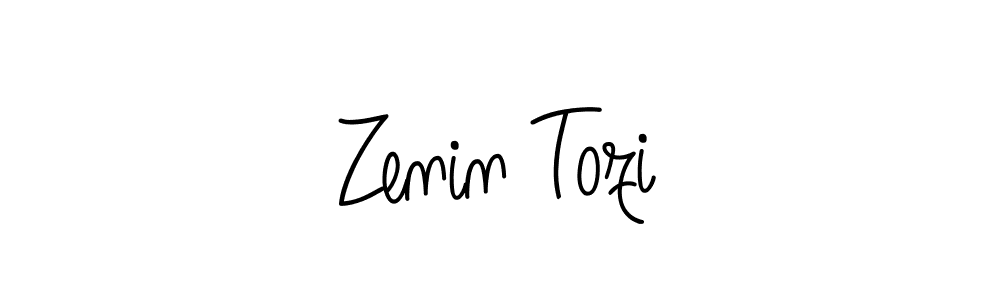 Make a beautiful signature design for name Zenin Tozi. With this signature (Angelique-Rose-font-FFP) style, you can create a handwritten signature for free. Zenin Tozi signature style 5 images and pictures png