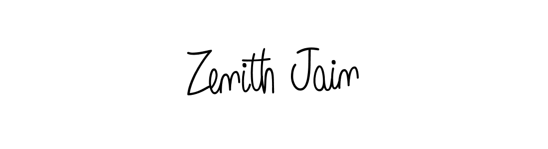 Create a beautiful signature design for name Zenith Jain. With this signature (Angelique-Rose-font-FFP) fonts, you can make a handwritten signature for free. Zenith Jain signature style 5 images and pictures png