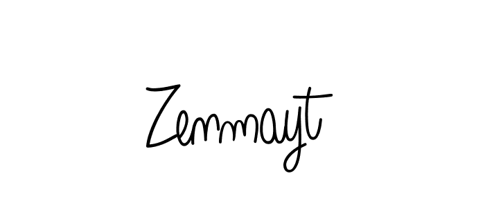 Design your own signature with our free online signature maker. With this signature software, you can create a handwritten (Angelique-Rose-font-FFP) signature for name Zenmayt. Zenmayt signature style 5 images and pictures png