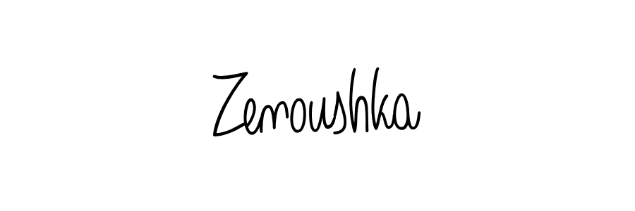 You can use this online signature creator to create a handwritten signature for the name Zenoushka. This is the best online autograph maker. Zenoushka signature style 5 images and pictures png