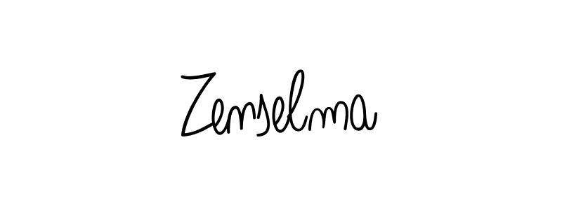 Also we have Zenselma name is the best signature style. Create professional handwritten signature collection using Angelique-Rose-font-FFP autograph style. Zenselma signature style 5 images and pictures png