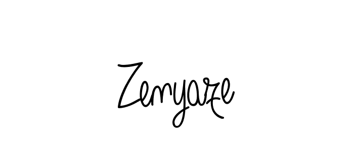 How to make Zenyaze name signature. Use Angelique-Rose-font-FFP style for creating short signs online. This is the latest handwritten sign. Zenyaze signature style 5 images and pictures png
