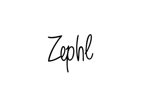 You should practise on your own different ways (Angelique-Rose-font-FFP) to write your name (Zephl) in signature. don't let someone else do it for you. Zephl signature style 5 images and pictures png