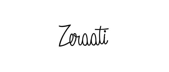 Use a signature maker to create a handwritten signature online. With this signature software, you can design (Angelique-Rose-font-FFP) your own signature for name Zeraati. Zeraati signature style 5 images and pictures png