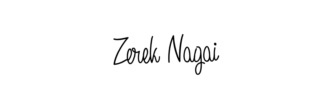 You can use this online signature creator to create a handwritten signature for the name Zerek Nagai. This is the best online autograph maker. Zerek Nagai signature style 5 images and pictures png
