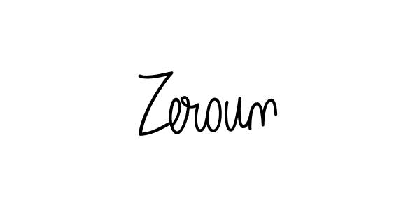 Angelique-Rose-font-FFP is a professional signature style that is perfect for those who want to add a touch of class to their signature. It is also a great choice for those who want to make their signature more unique. Get Zeroun name to fancy signature for free. Zeroun signature style 5 images and pictures png