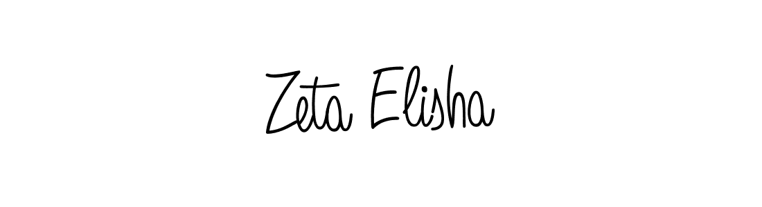 Design your own signature with our free online signature maker. With this signature software, you can create a handwritten (Angelique-Rose-font-FFP) signature for name Zeta Elisha. Zeta Elisha signature style 5 images and pictures png