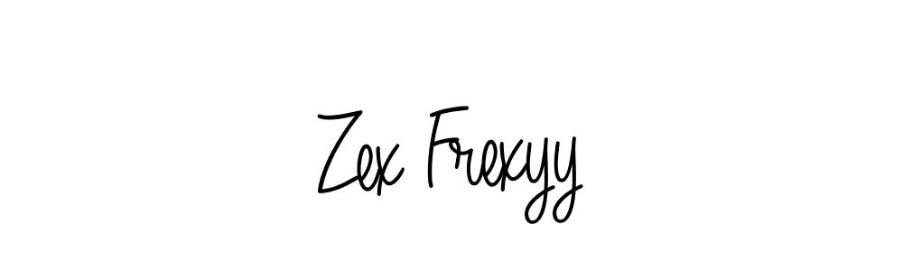 Make a beautiful signature design for name Zex Frexyy. Use this online signature maker to create a handwritten signature for free. Zex Frexyy signature style 5 images and pictures png