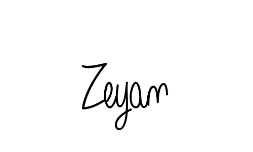 Create a beautiful signature design for name Zeyan. With this signature (Angelique-Rose-font-FFP) fonts, you can make a handwritten signature for free. Zeyan signature style 5 images and pictures png