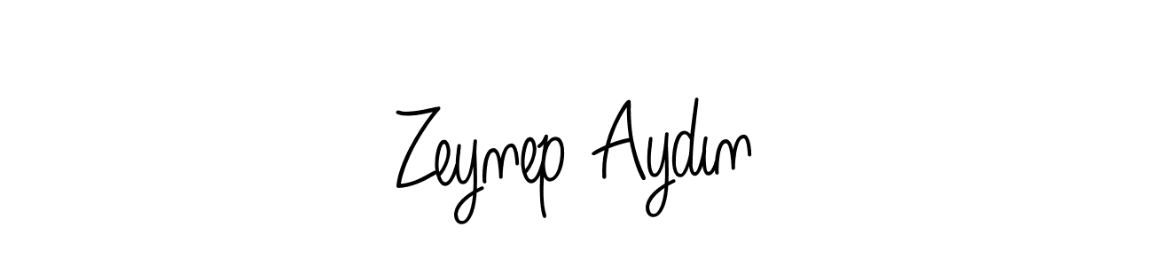 The best way (Angelique-Rose-font-FFP) to make a short signature is to pick only two or three words in your name. The name Zeynep Aydın include a total of six letters. For converting this name. Zeynep Aydın signature style 5 images and pictures png