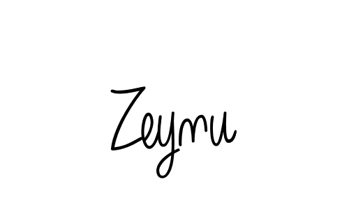 Create a beautiful signature design for name Zeynu. With this signature (Angelique-Rose-font-FFP) fonts, you can make a handwritten signature for free. Zeynu signature style 5 images and pictures png