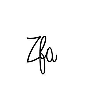 How to make Zfa name signature. Use Angelique-Rose-font-FFP style for creating short signs online. This is the latest handwritten sign. Zfa signature style 5 images and pictures png