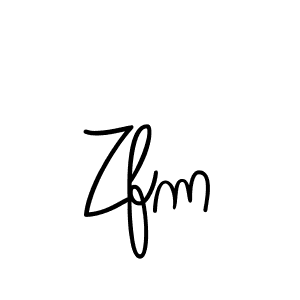 How to make Zfm name signature. Use Angelique-Rose-font-FFP style for creating short signs online. This is the latest handwritten sign. Zfm signature style 5 images and pictures png
