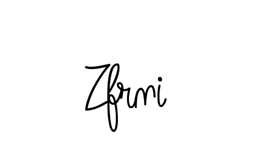 It looks lik you need a new signature style for name Zfrni. Design unique handwritten (Angelique-Rose-font-FFP) signature with our free signature maker in just a few clicks. Zfrni signature style 5 images and pictures png