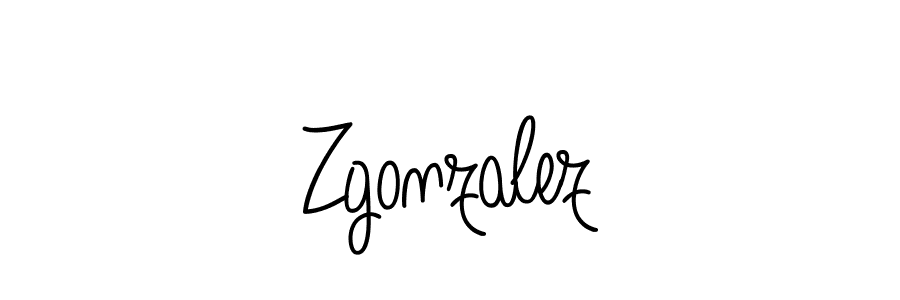 Design your own signature with our free online signature maker. With this signature software, you can create a handwritten (Angelique-Rose-font-FFP) signature for name Zgonzalez. Zgonzalez signature style 5 images and pictures png