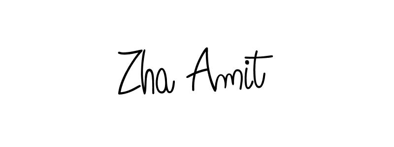 You should practise on your own different ways (Angelique-Rose-font-FFP) to write your name (Zha Amit) in signature. don't let someone else do it for you. Zha Amit signature style 5 images and pictures png