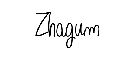 Personalize your online presence with Zhagum signature rendered in elegant Angelique-Rose-font-FFP font. Great for website footers and blogs. Zhagum signature style 5 images and pictures png