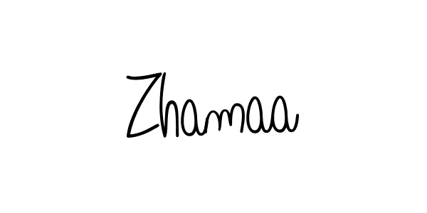 How to make Zhamaa signature? Angelique-Rose-font-FFP is a professional autograph style. Create handwritten signature for Zhamaa name. Zhamaa signature style 5 images and pictures png