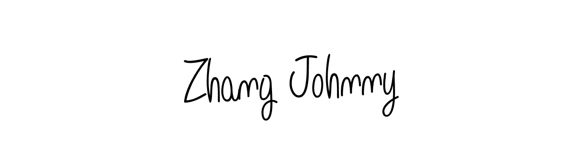 Create a beautiful signature design for name Zhang Johnny. With this signature (Angelique-Rose-font-FFP) fonts, you can make a handwritten signature for free. Zhang Johnny signature style 5 images and pictures png