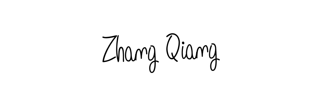 Use a signature maker to create a handwritten signature online. With this signature software, you can design (Angelique-Rose-font-FFP) your own signature for name Zhang Qiang. Zhang Qiang signature style 5 images and pictures png