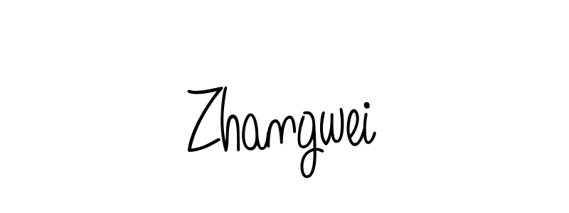 if you are searching for the best signature style for your name Zhangwei. so please give up your signature search. here we have designed multiple signature styles  using Angelique-Rose-font-FFP. Zhangwei signature style 5 images and pictures png