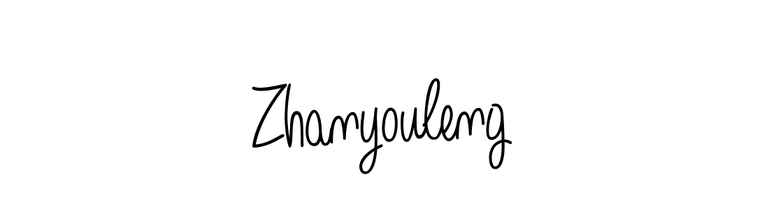 The best way (Angelique-Rose-font-FFP) to make a short signature is to pick only two or three words in your name. The name Zhanyouleng include a total of six letters. For converting this name. Zhanyouleng signature style 5 images and pictures png