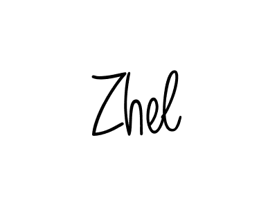 How to make Zhel signature? Angelique-Rose-font-FFP is a professional autograph style. Create handwritten signature for Zhel name. Zhel signature style 5 images and pictures png