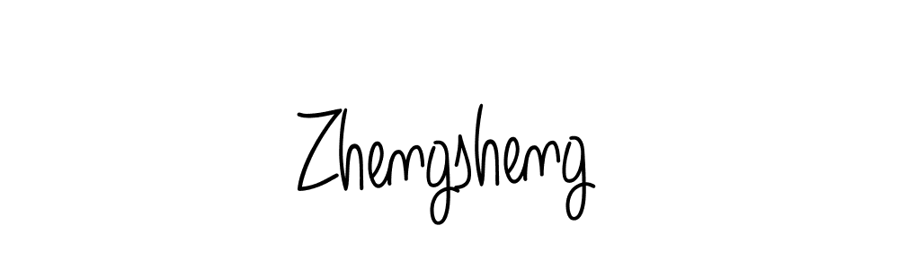 Create a beautiful signature design for name Zhengsheng. With this signature (Angelique-Rose-font-FFP) fonts, you can make a handwritten signature for free. Zhengsheng signature style 5 images and pictures png