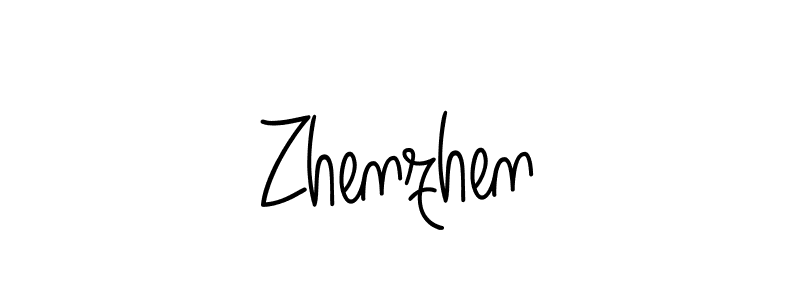 Make a beautiful signature design for name Zhenzhen. Use this online signature maker to create a handwritten signature for free. Zhenzhen signature style 5 images and pictures png