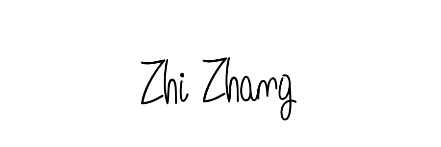 Create a beautiful signature design for name Zhi Zhang. With this signature (Angelique-Rose-font-FFP) fonts, you can make a handwritten signature for free. Zhi Zhang signature style 5 images and pictures png