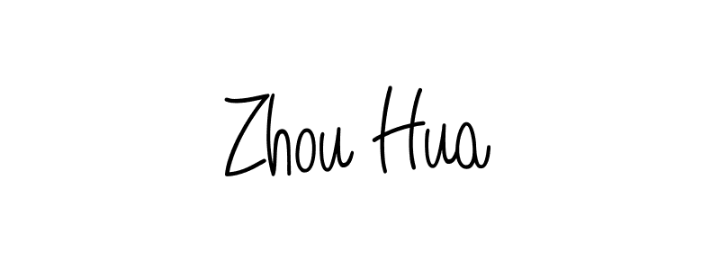 Once you've used our free online signature maker to create your best signature Angelique-Rose-font-FFP style, it's time to enjoy all of the benefits that Zhou Hua name signing documents. Zhou Hua signature style 5 images and pictures png