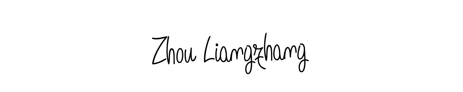 if you are searching for the best signature style for your name Zhou Liangzhang. so please give up your signature search. here we have designed multiple signature styles  using Angelique-Rose-font-FFP. Zhou Liangzhang signature style 5 images and pictures png