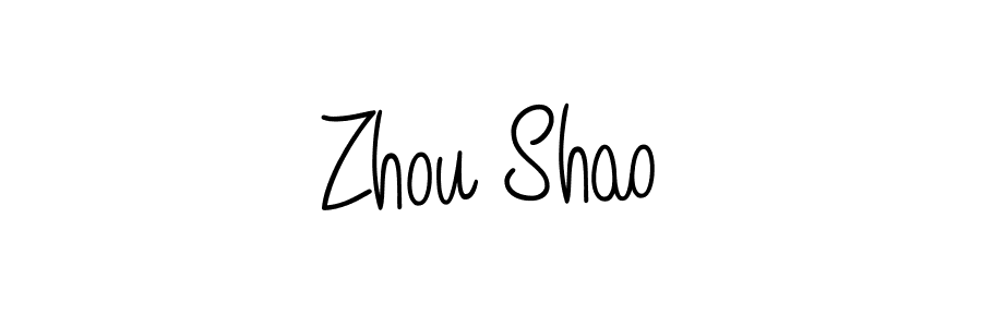 Also we have Zhou Shao name is the best signature style. Create professional handwritten signature collection using Angelique-Rose-font-FFP autograph style. Zhou Shao signature style 5 images and pictures png