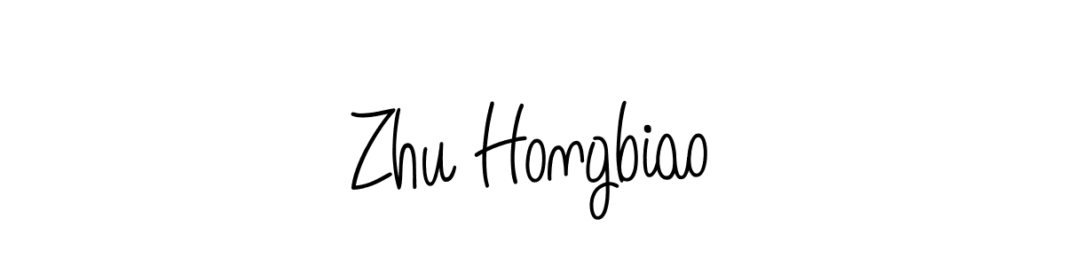 Make a beautiful signature design for name Zhu Hongbiao. Use this online signature maker to create a handwritten signature for free. Zhu Hongbiao signature style 5 images and pictures png