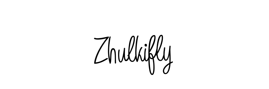 How to Draw Zhulkifly signature style? Angelique-Rose-font-FFP is a latest design signature styles for name Zhulkifly. Zhulkifly signature style 5 images and pictures png