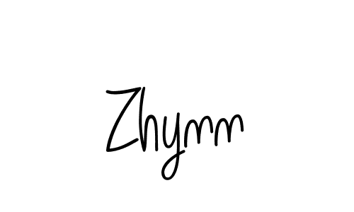 Design your own signature with our free online signature maker. With this signature software, you can create a handwritten (Angelique-Rose-font-FFP) signature for name Zhynn. Zhynn signature style 5 images and pictures png