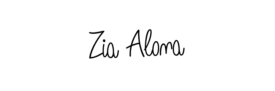 You can use this online signature creator to create a handwritten signature for the name Zia Alona. This is the best online autograph maker. Zia Alona signature style 5 images and pictures png