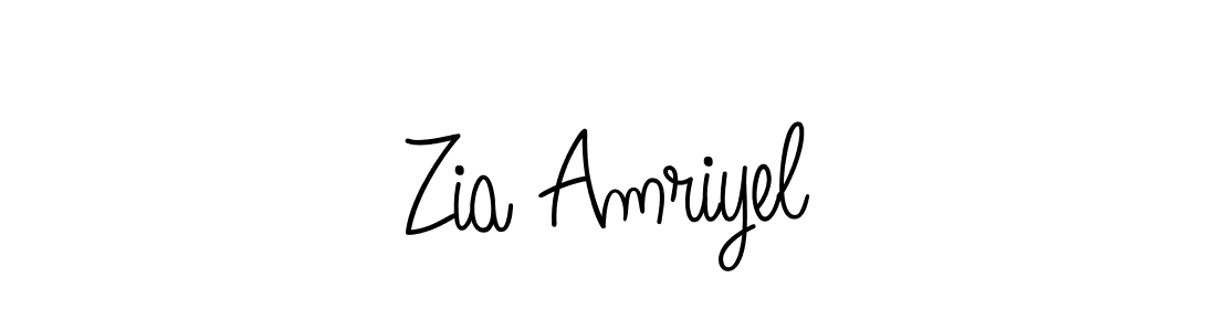 Here are the top 10 professional signature styles for the name Zia Amriyel. These are the best autograph styles you can use for your name. Zia Amriyel signature style 5 images and pictures png