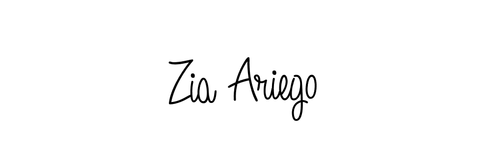 Make a beautiful signature design for name Zia Ariego. Use this online signature maker to create a handwritten signature for free. Zia Ariego signature style 5 images and pictures png