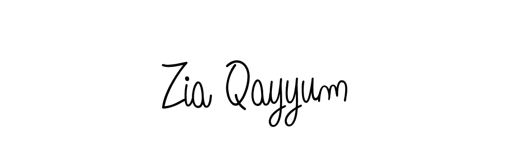 Check out images of Autograph of Zia Qayyum name. Actor Zia Qayyum Signature Style. Angelique-Rose-font-FFP is a professional sign style online. Zia Qayyum signature style 5 images and pictures png