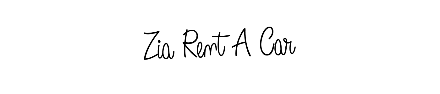 How to Draw Zia Rent A Car signature style? Angelique-Rose-font-FFP is a latest design signature styles for name Zia Rent A Car. Zia Rent A Car signature style 5 images and pictures png