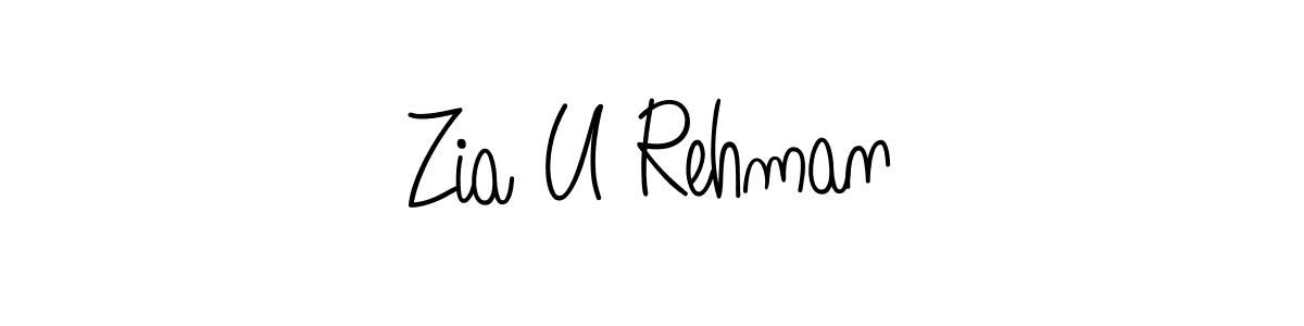 Best and Professional Signature Style for Zia U Rehman. Angelique-Rose-font-FFP Best Signature Style Collection. Zia U Rehman signature style 5 images and pictures png