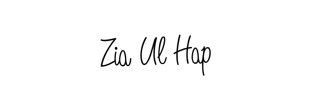 Also we have Zia Ul Hap name is the best signature style. Create professional handwritten signature collection using Angelique-Rose-font-FFP autograph style. Zia Ul Hap signature style 5 images and pictures png