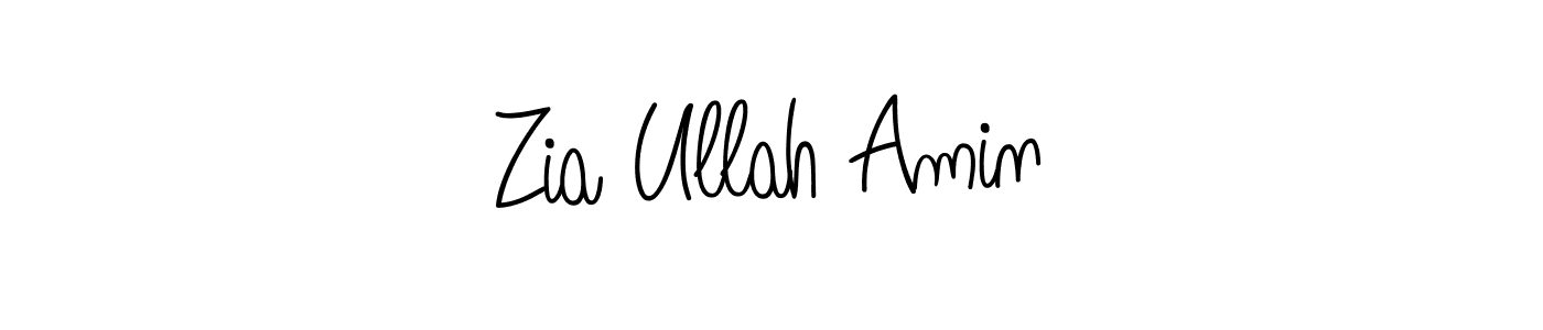 Also we have Zia Ullah Amin name is the best signature style. Create professional handwritten signature collection using Angelique-Rose-font-FFP autograph style. Zia Ullah Amin signature style 5 images and pictures png