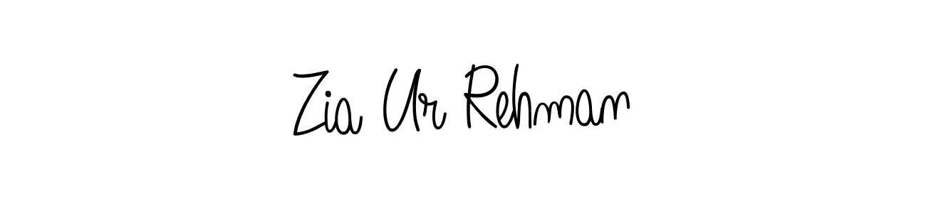Make a beautiful signature design for name Zia Ur Rehman. With this signature (Angelique-Rose-font-FFP) style, you can create a handwritten signature for free. Zia Ur Rehman signature style 5 images and pictures png