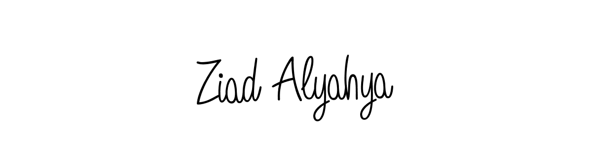 How to make Ziad Alyahya signature? Angelique-Rose-font-FFP is a professional autograph style. Create handwritten signature for Ziad Alyahya name. Ziad Alyahya signature style 5 images and pictures png