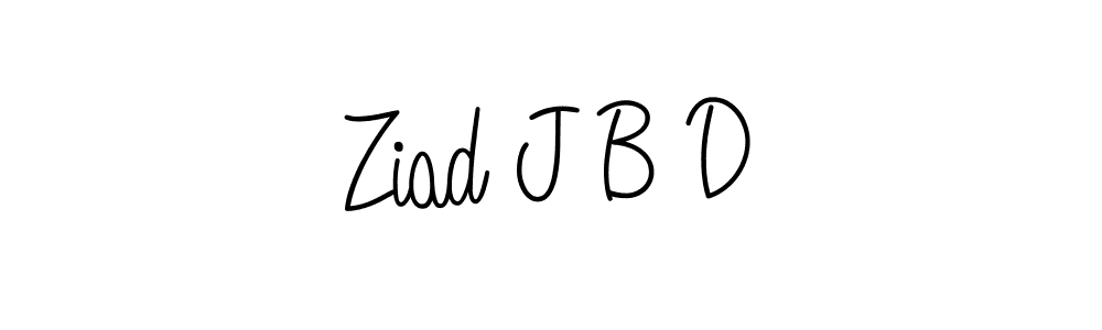 Here are the top 10 professional signature styles for the name Ziad J B D. These are the best autograph styles you can use for your name. Ziad J B D signature style 5 images and pictures png