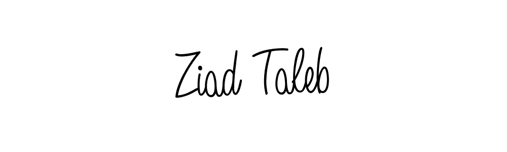 Make a beautiful signature design for name Ziad Taleb. Use this online signature maker to create a handwritten signature for free. Ziad Taleb signature style 5 images and pictures png