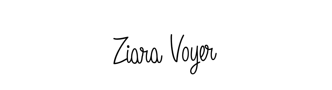 The best way (Angelique-Rose-font-FFP) to make a short signature is to pick only two or three words in your name. The name Ziara Voyer include a total of six letters. For converting this name. Ziara Voyer signature style 5 images and pictures png