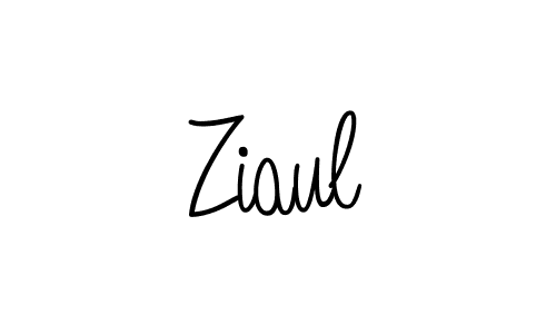 How to Draw Ziaul signature style? Angelique-Rose-font-FFP is a latest design signature styles for name Ziaul. Ziaul signature style 5 images and pictures png